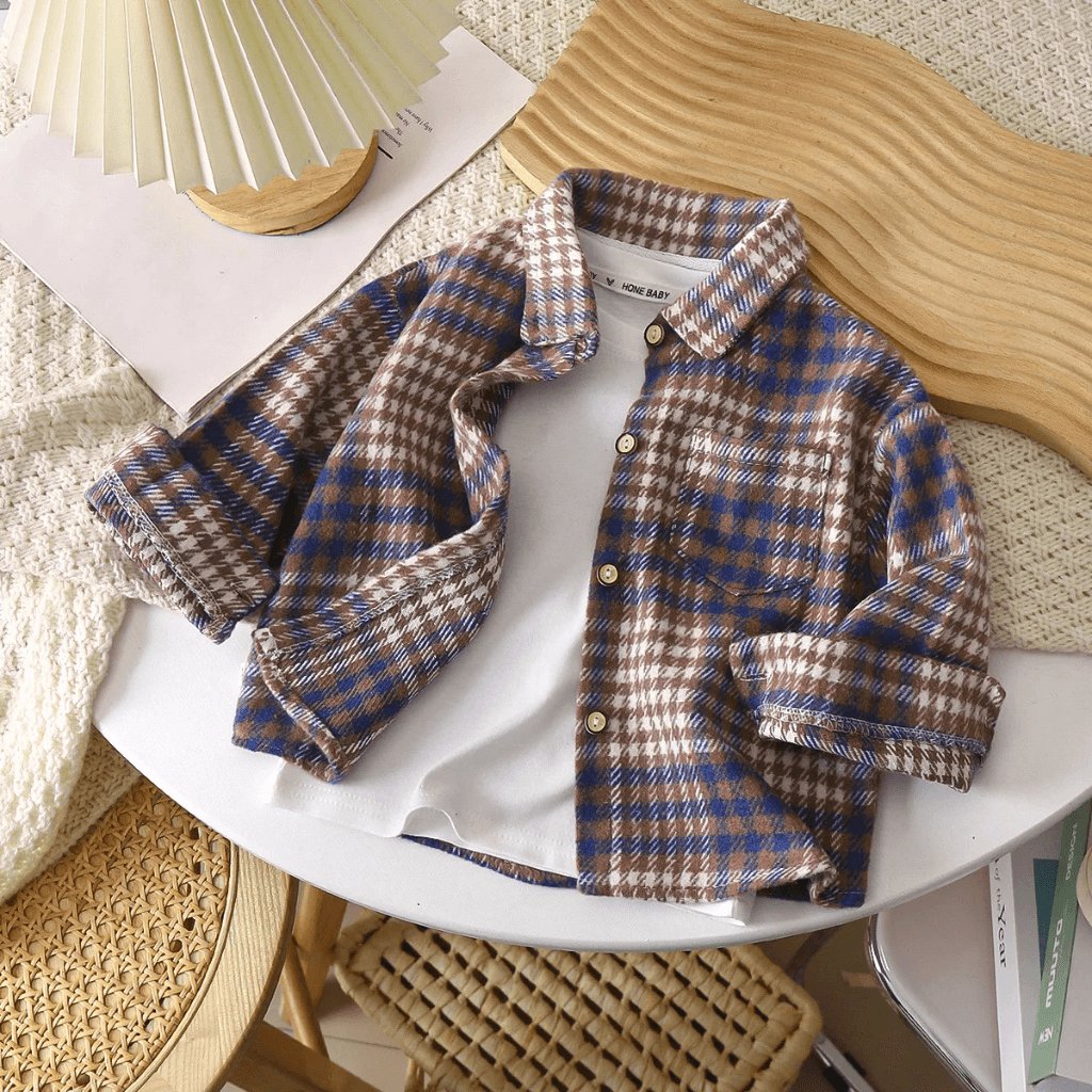 Camisa Xadrez Infantil Masculina