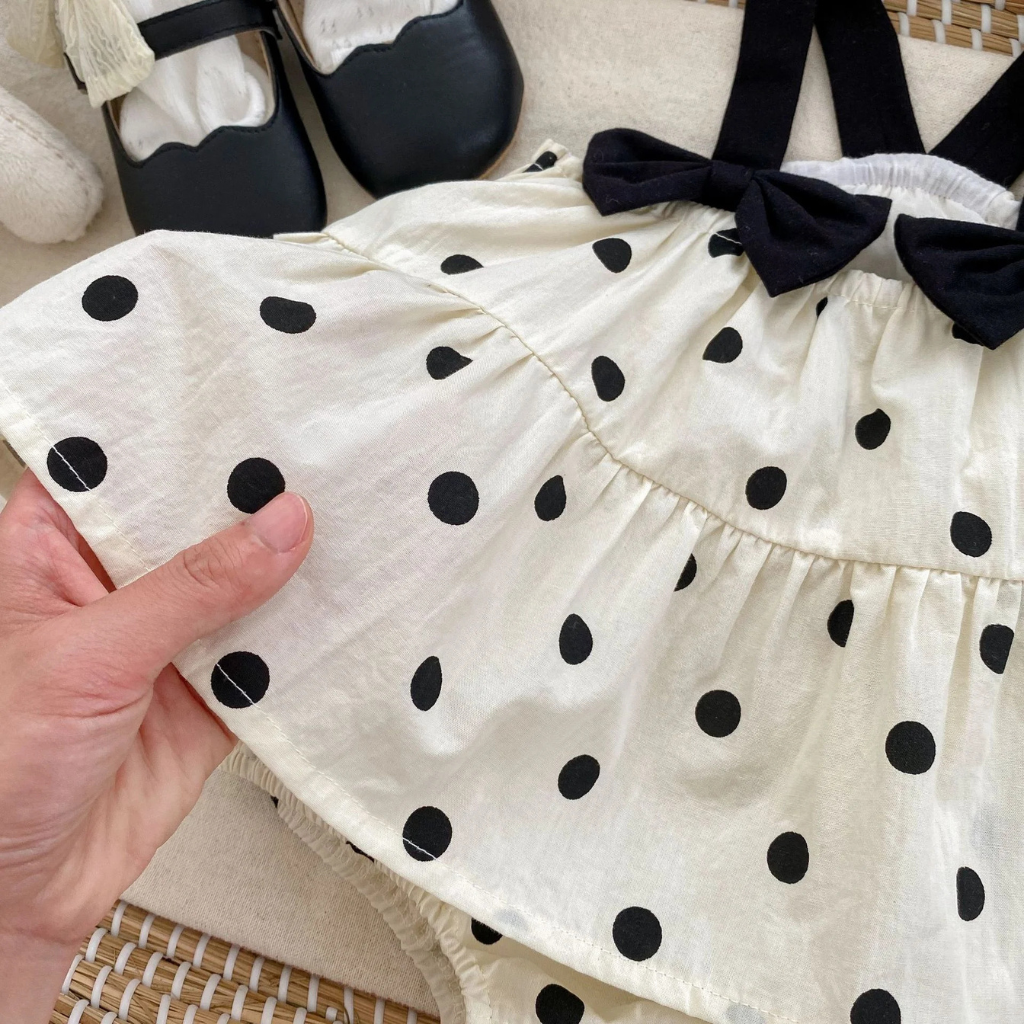 Romper Infantil Feminino Petit Poá