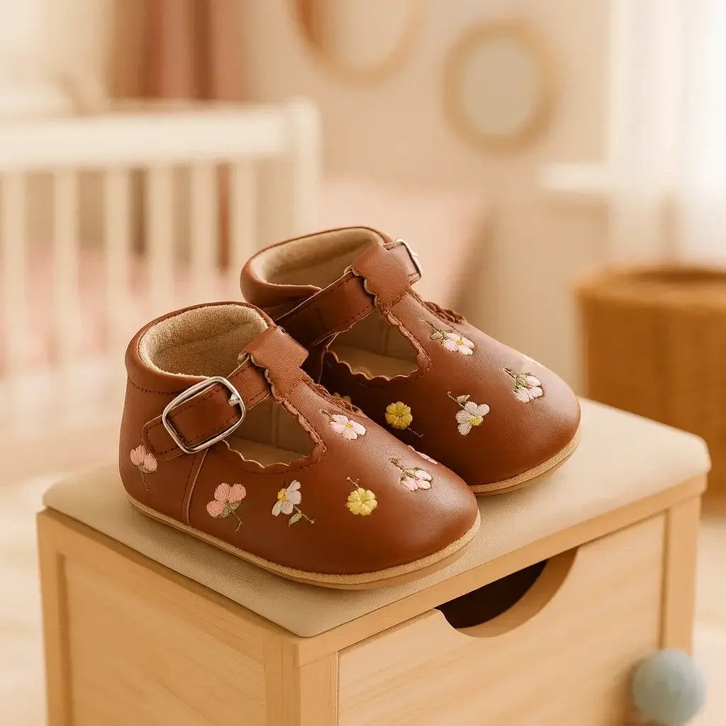 sapato-para-bebe-menina-marrom-bordado-com-flores-sola-antiderrapante-0-a-12-meses