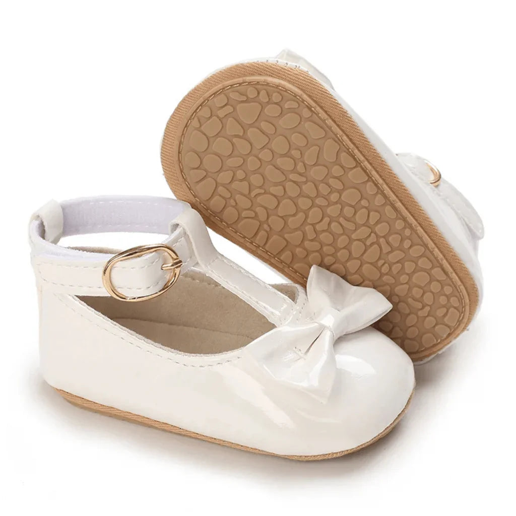Sapato para Bebê Feminino Branco Liz