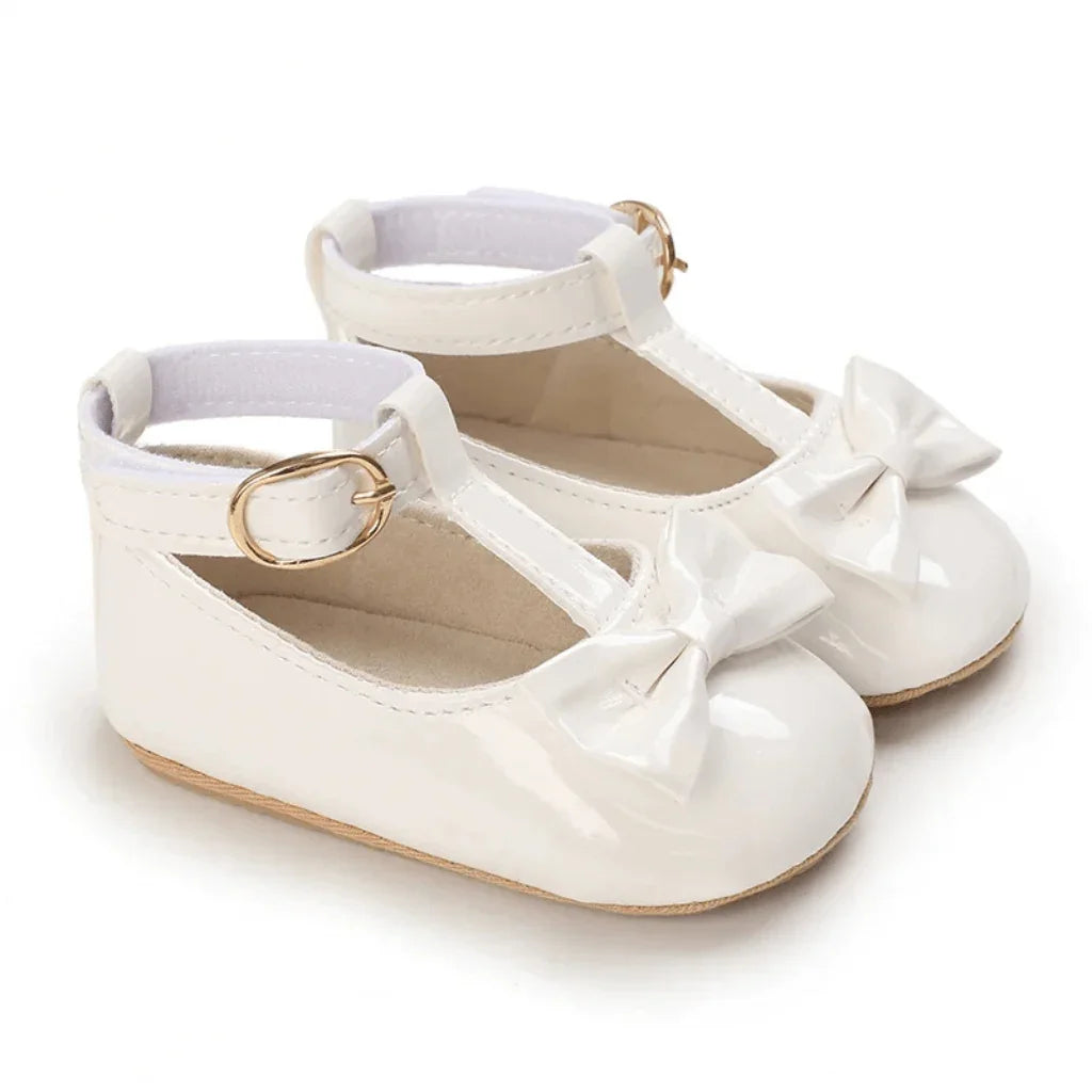 Sapato para Bebê Feminino Branco Liz