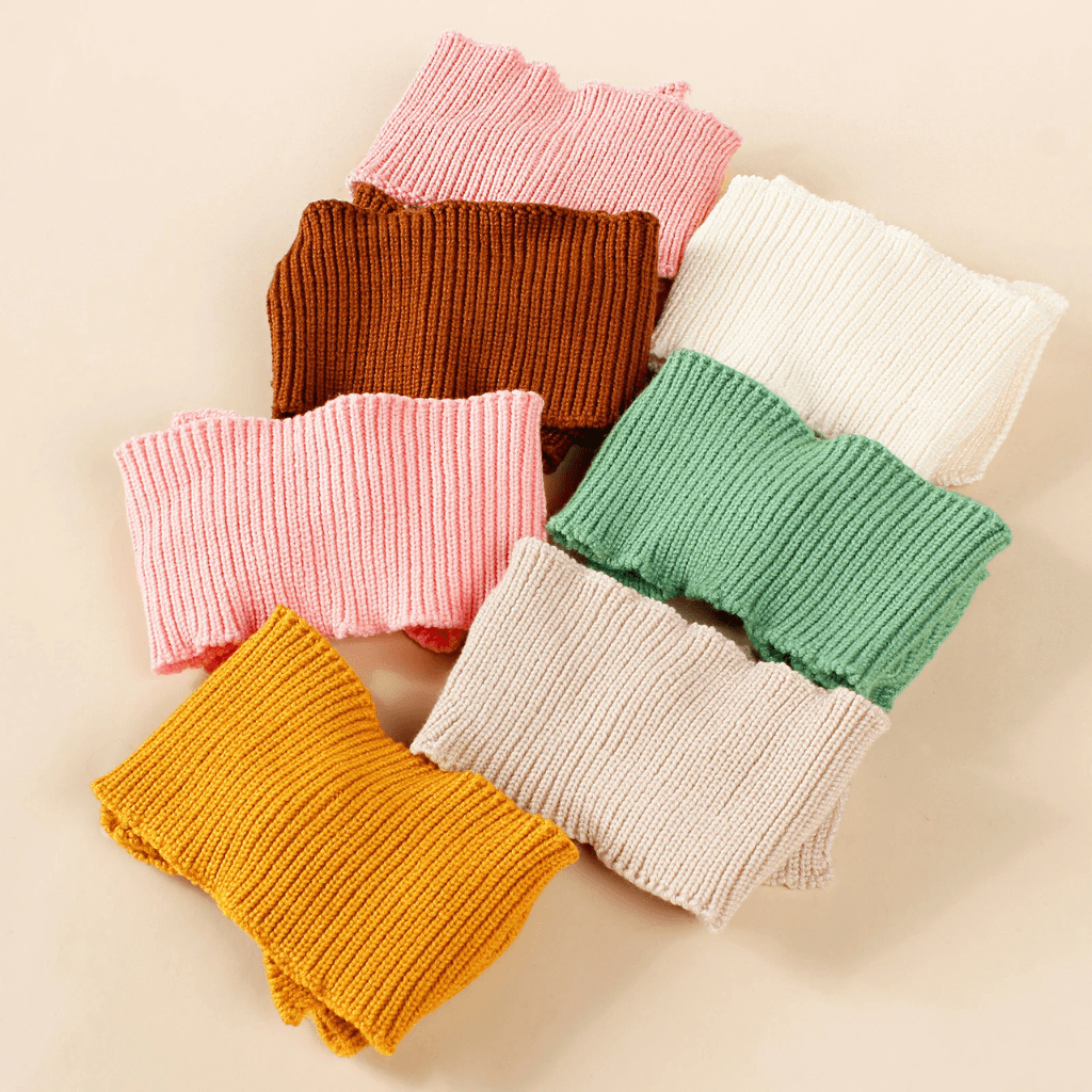 Turbante de Laço para Bebê em Tricô