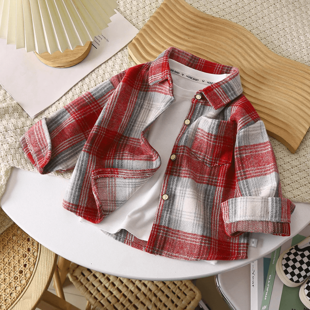 Camisa Xadrez Infantil Masculina