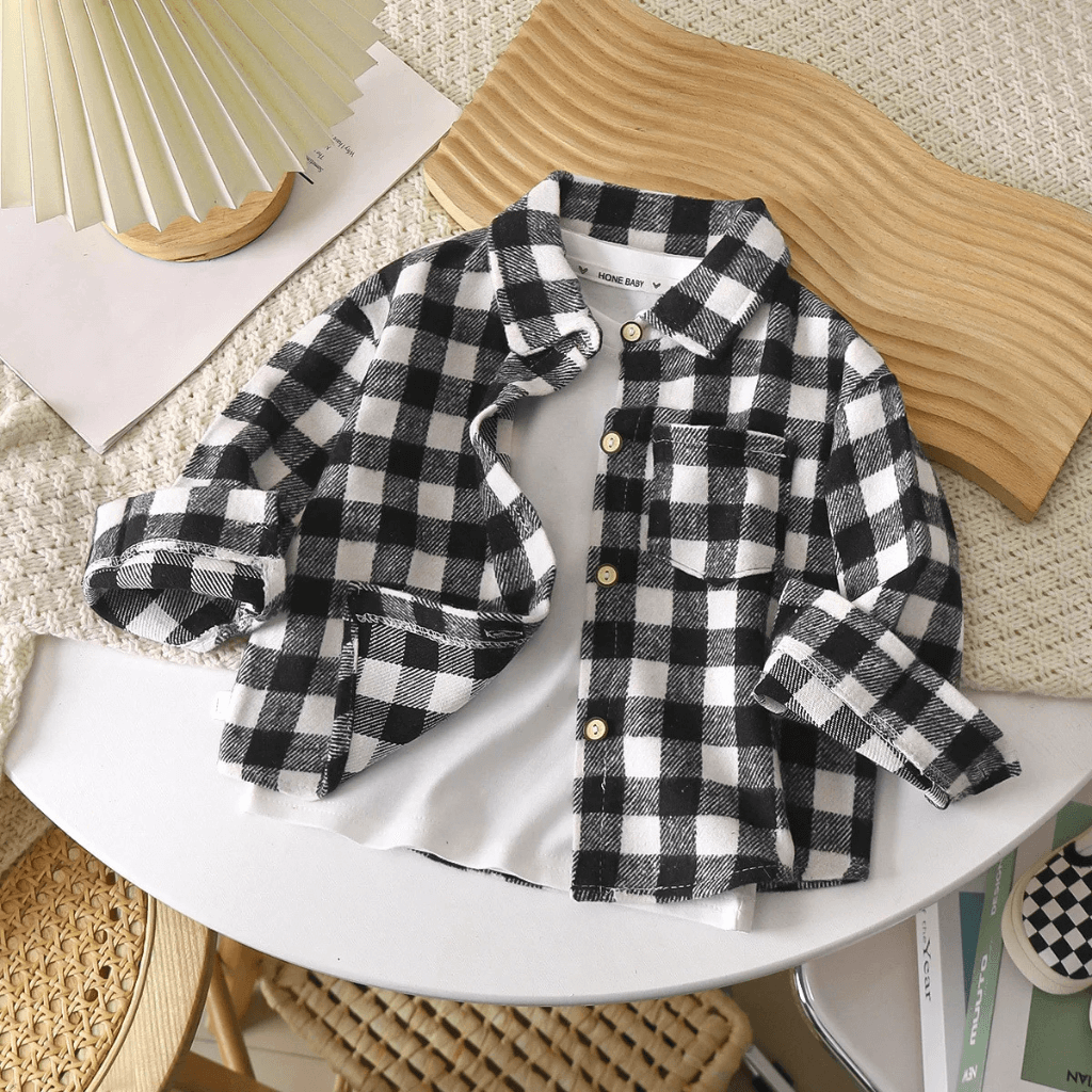 Camisa Xadrez Infantil Masculina