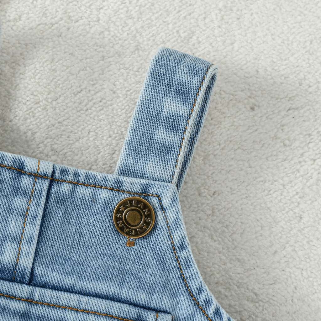Conjunto Masculino Infantil Jeans com Blusa Manga Longa