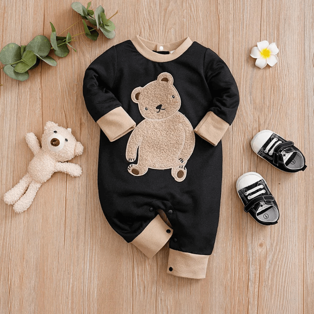 Macacão de Bebê Menino Urso Fofo