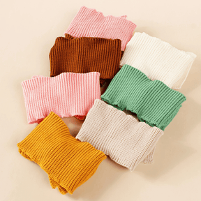 Turbante de Laço para Bebê em Tricô