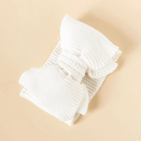 Turbante de Laço para Bebê em Tricô